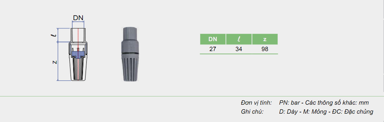 VAN HÚT BƠM NƯỚC