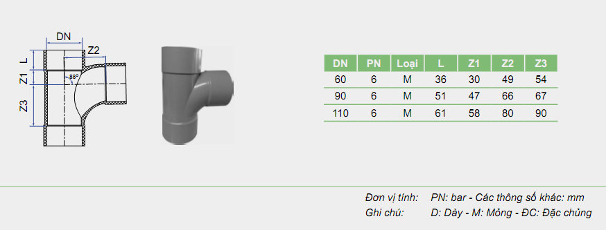 BA CHẠC CONG 90 ĐỘ